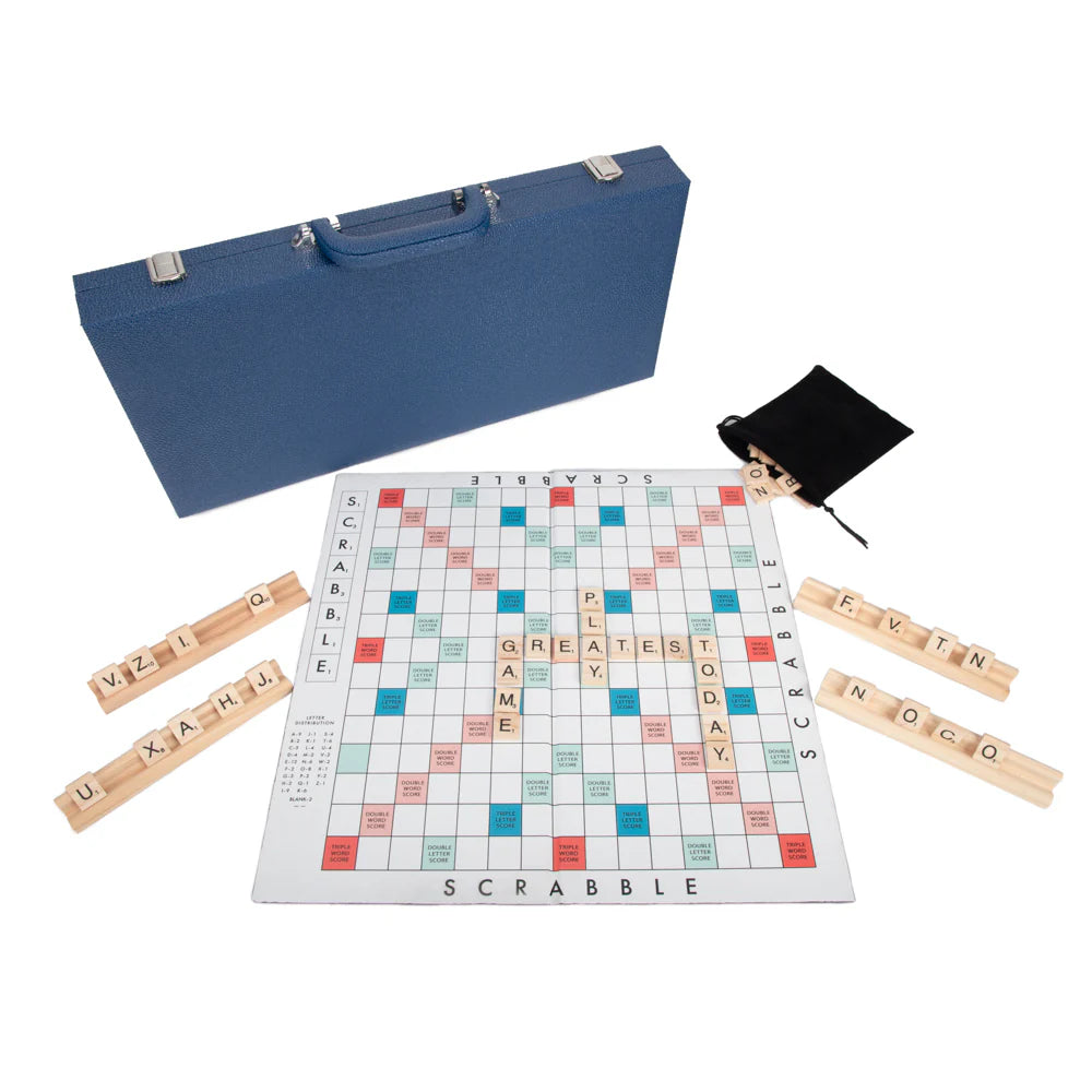 Blue Onyx Scrabble Set