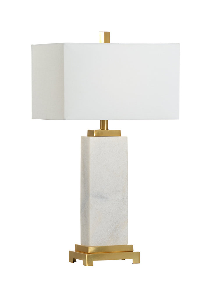 White Marble Table Lamp