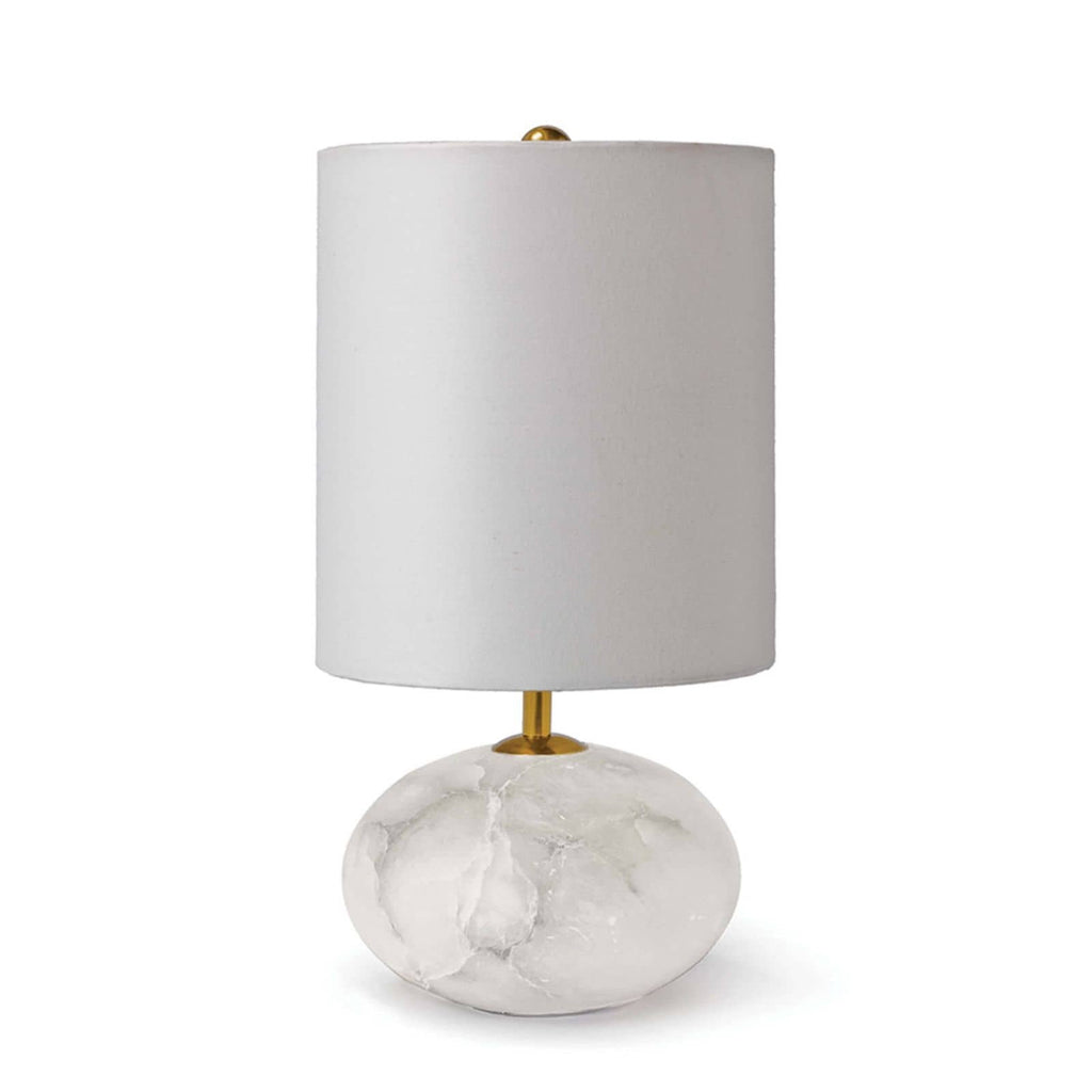 Alabaster Mini Orb Table Lamp