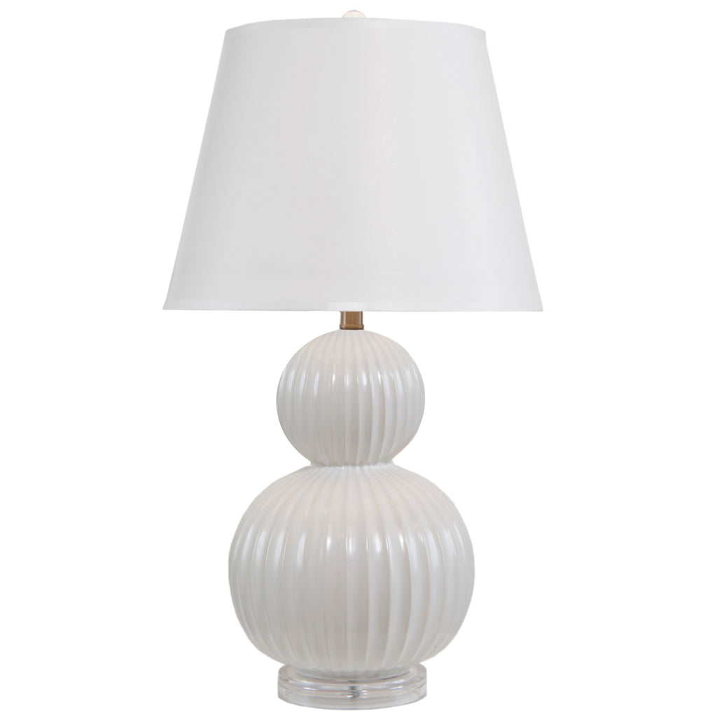 White Oyster Pelican Bay Table Lamp