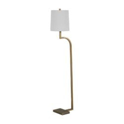 Matte Brass Arching Floor Lamp